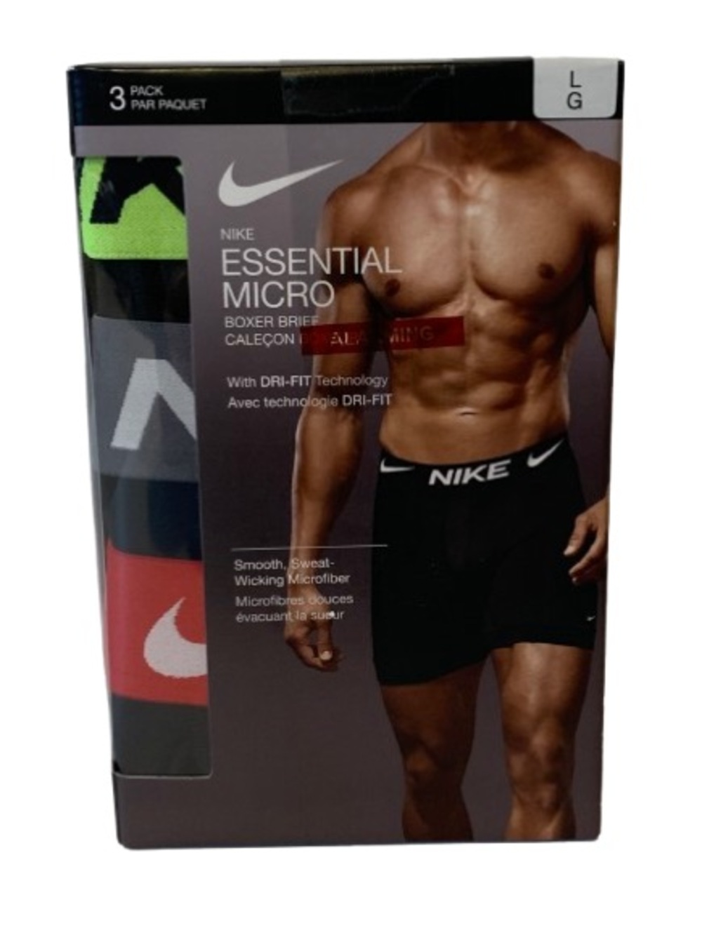 NIB. Nike Essential 3 Pack Boxer Briefs